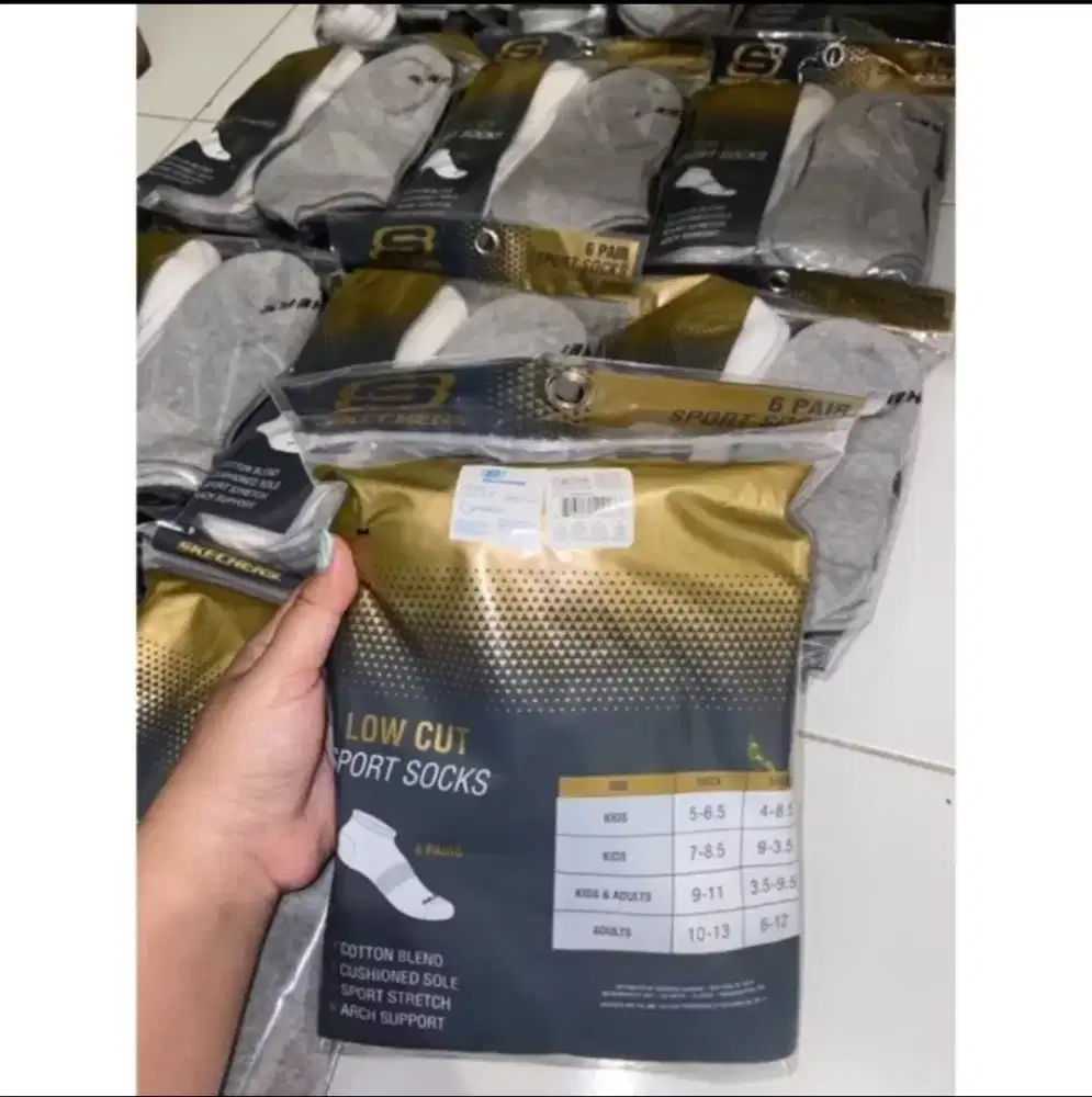 Kaos Kaki (LowCut) Skechers original 100%