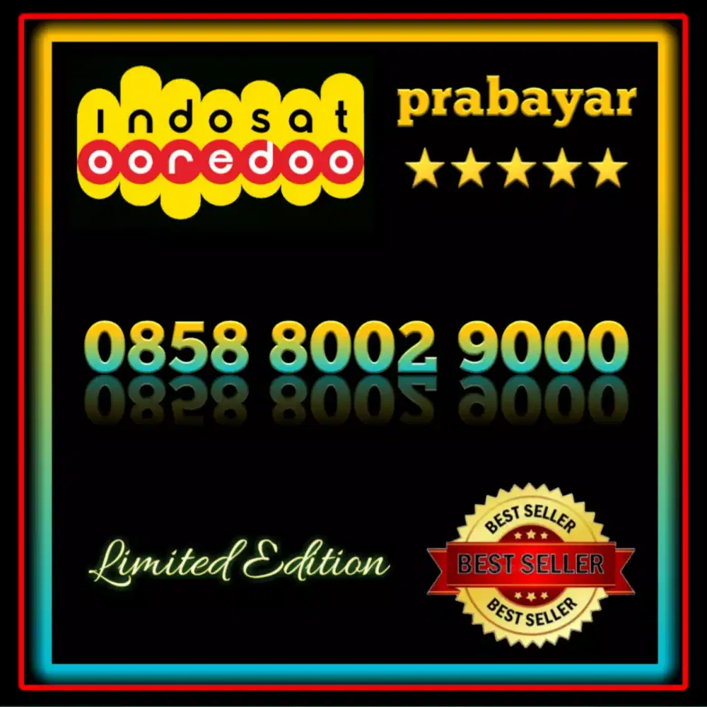 Nomor cantik exsclusive Indosat Premium varian spesial double ribuan