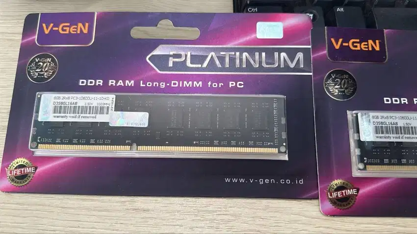 V - Gen Platinum DDR Ram PC3-10600