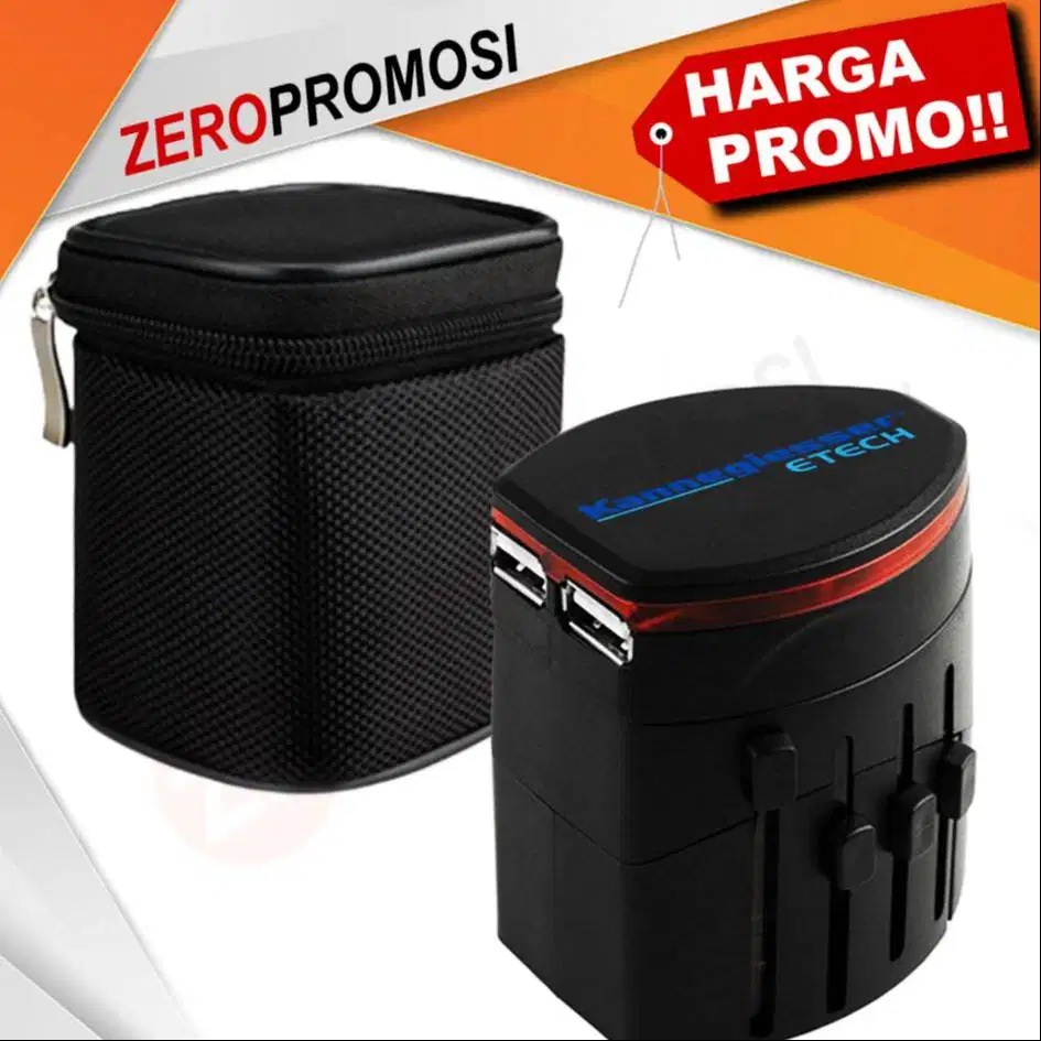 Colokan Travel Adaptor Universal UAR04 Custom