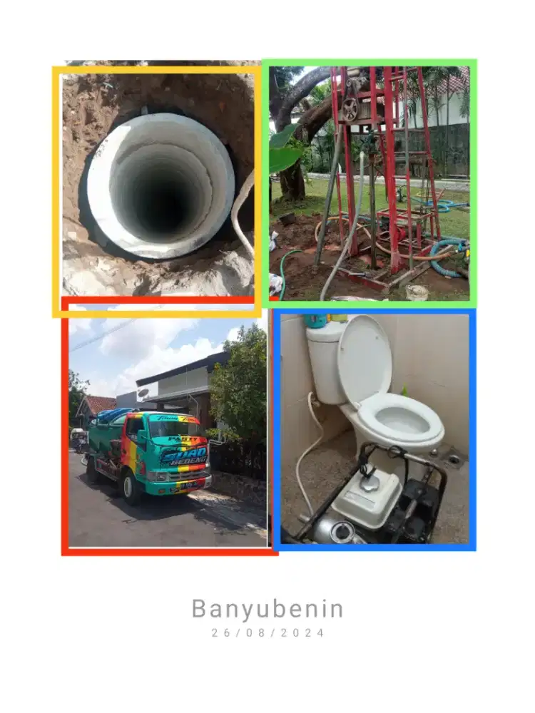 SALURAN MAMPET, SUMUR BOR, SUNTIK SUMUR, SEDOT WC, KURAS TANDON, MURAH