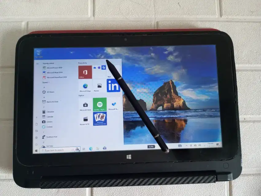 Touchscreen HP X360 N2940 DDR 4GB SSD 128GB 12 flip 360 3 jam