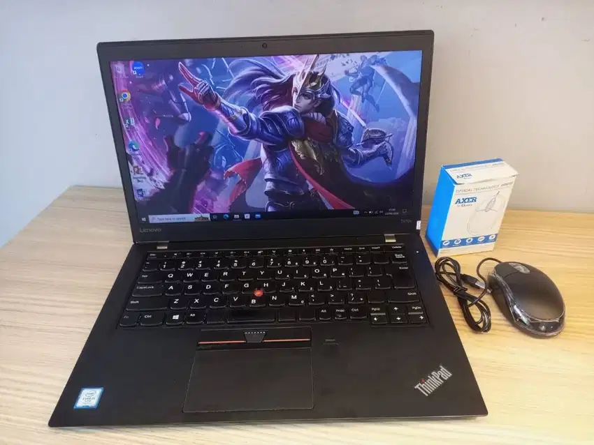 Laptop Lenovo Thinkpad T470S || Gen 7 || RAM 8GB || SSD 256GB || Game