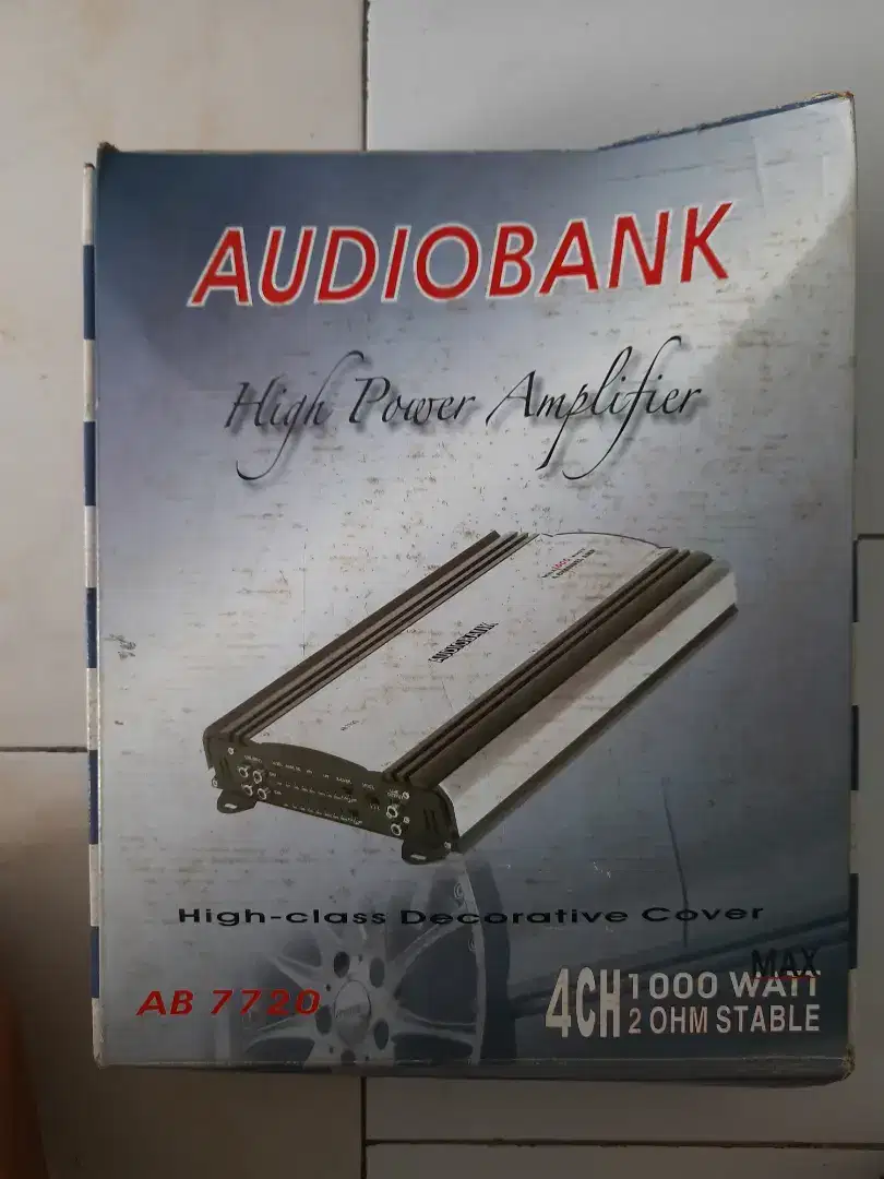 Power 4 ch ,1000 watt  murah merk audiobank