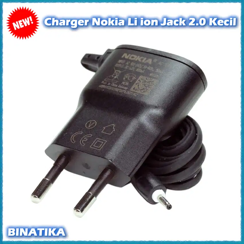 Charger Nokia Lubang Kecil Li ion Jack 2.0
