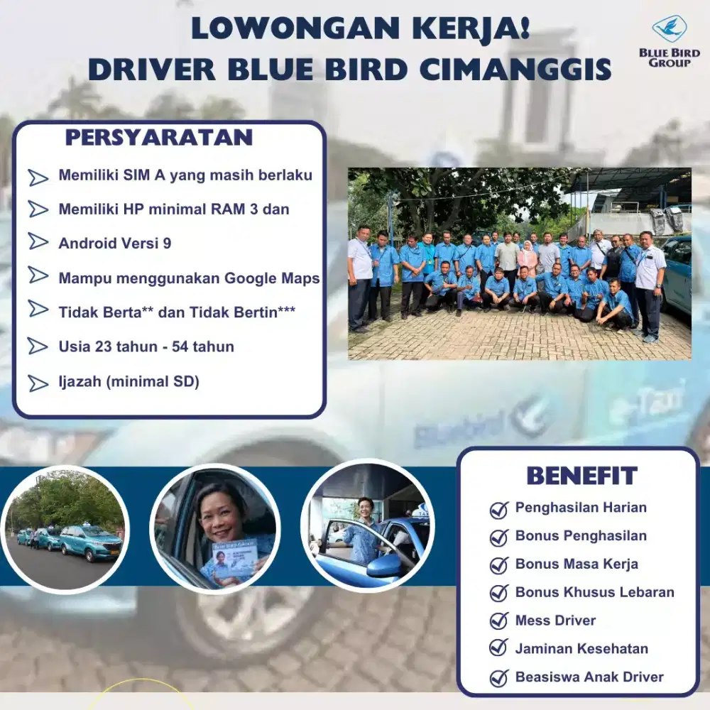 Lowongan Driver Taksi