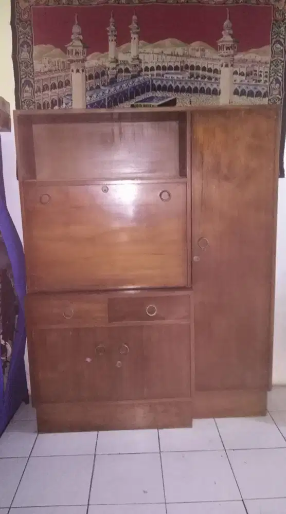 MEJA BELAJAR JATI KUNO