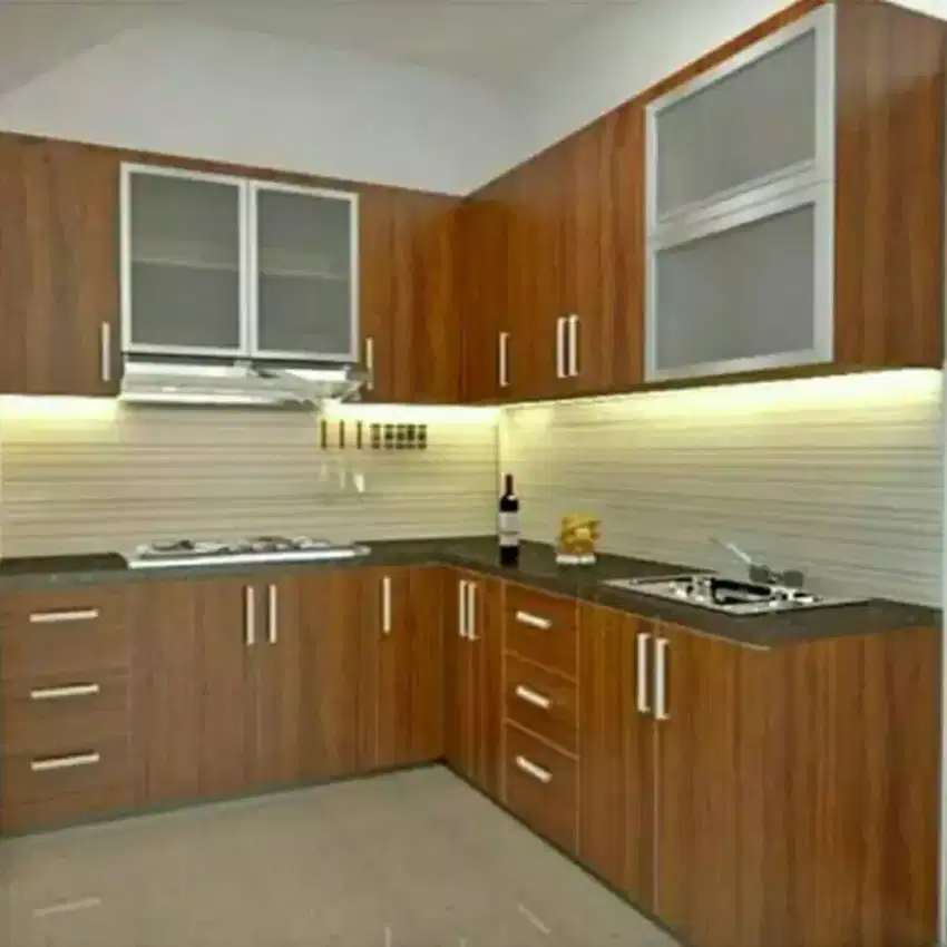 Jasa Pembuatan Kitchen set dan lemari Pakaian minimalis