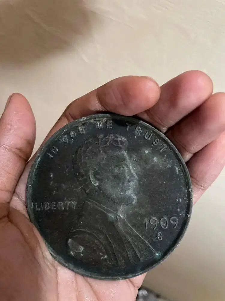 Big coin abraham lincoln 1909s