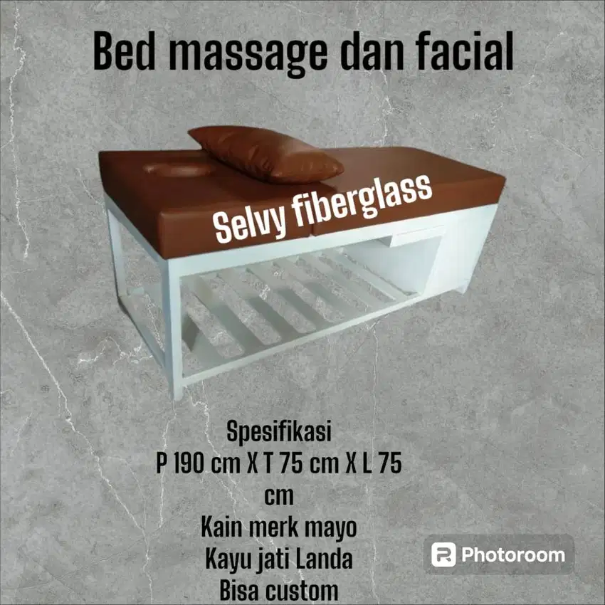 jual bed massage dan facial murah berkualitas bisa custom