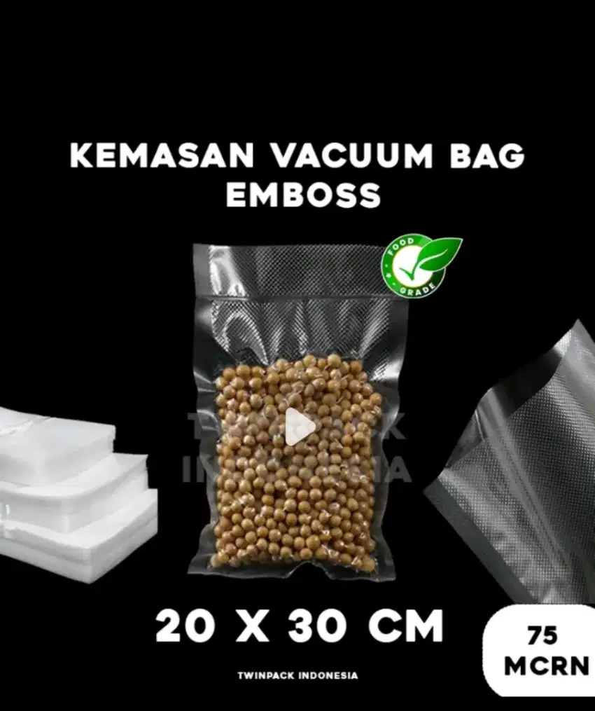 Plastik Vacuum untuk Frozen Food 100 pcs