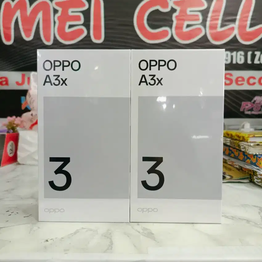 Oppo A3x 4/64 baru segel garansi resmi bisa TT bisa kredit tanpa DP