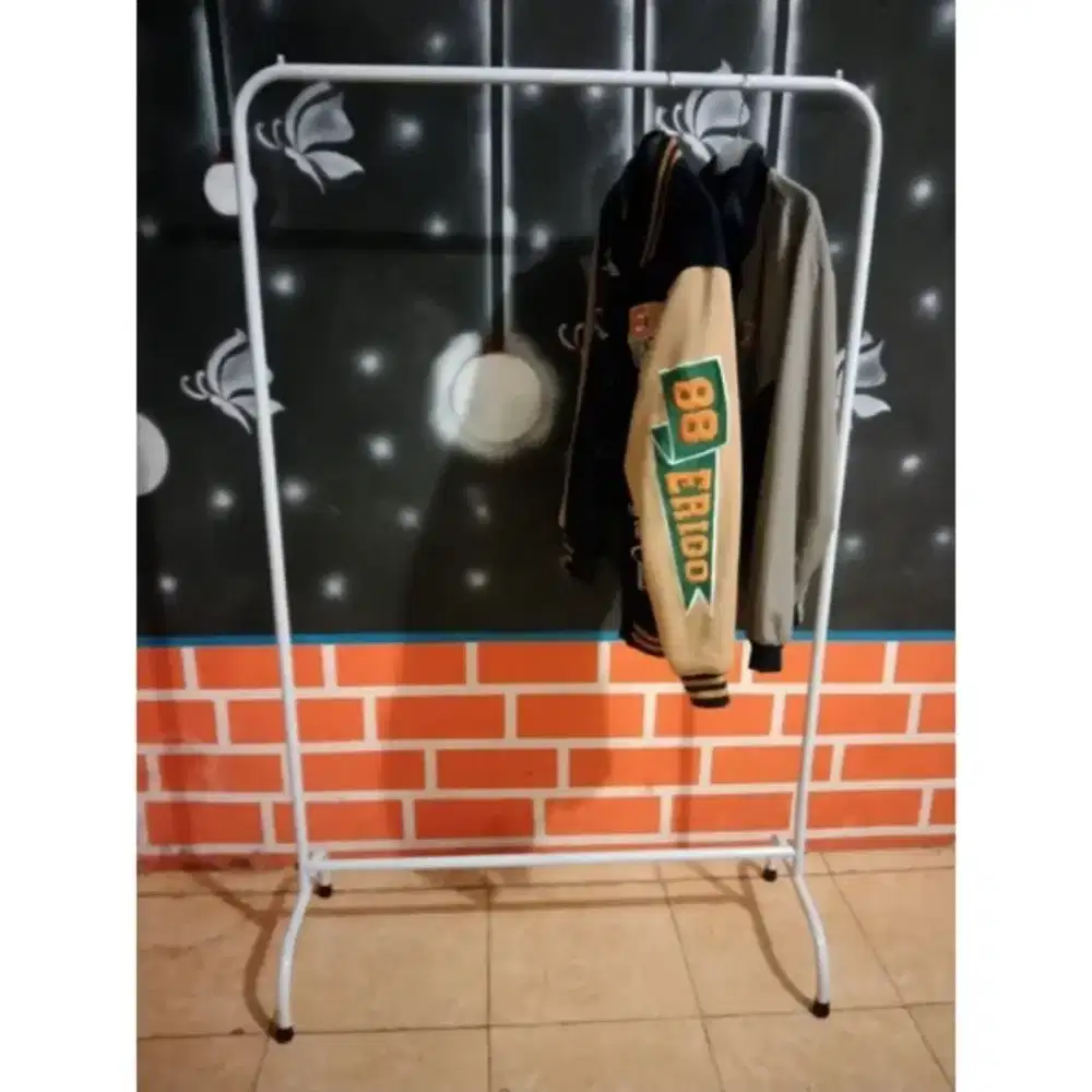 Gawangan Baju Besi Putih (2 Pcs) NO NEGO