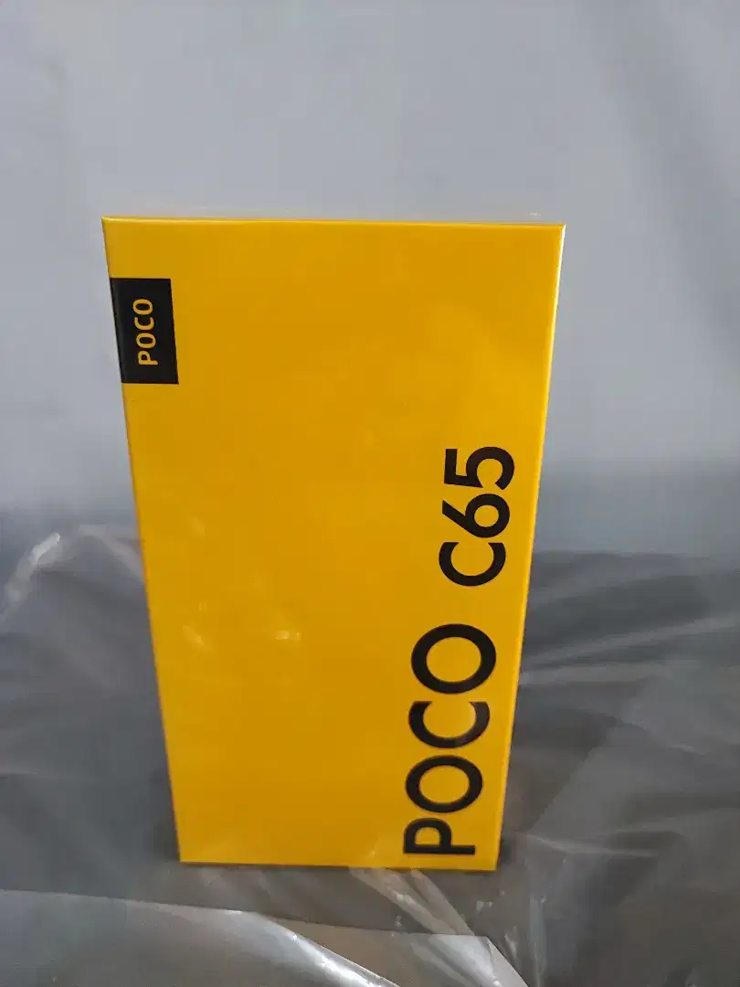 POCO C65 RAM6/128GB. BARU, SEGEL, GRS RESMI