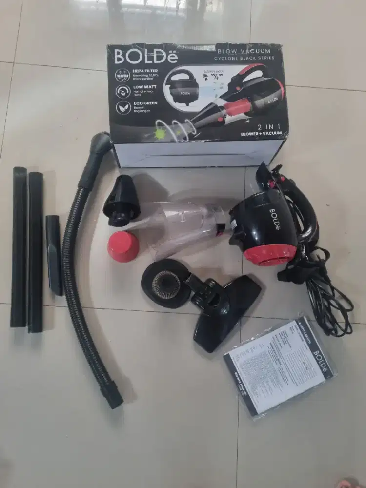 Bolde blower + vacuum,penghisap n pengering