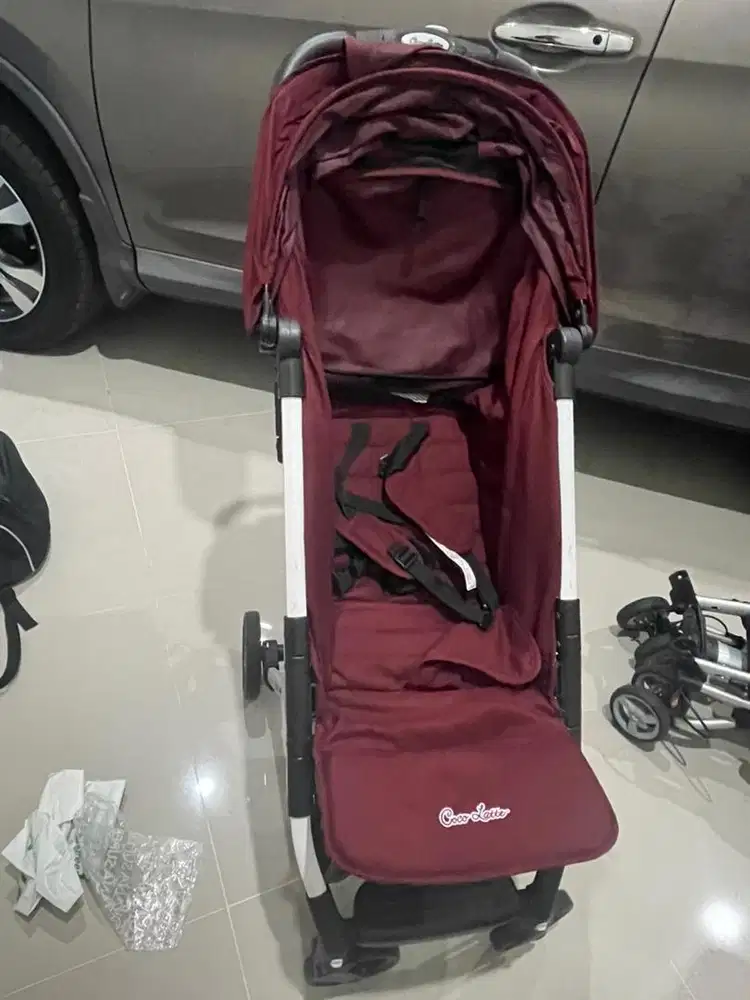 Straller coco latte maroon