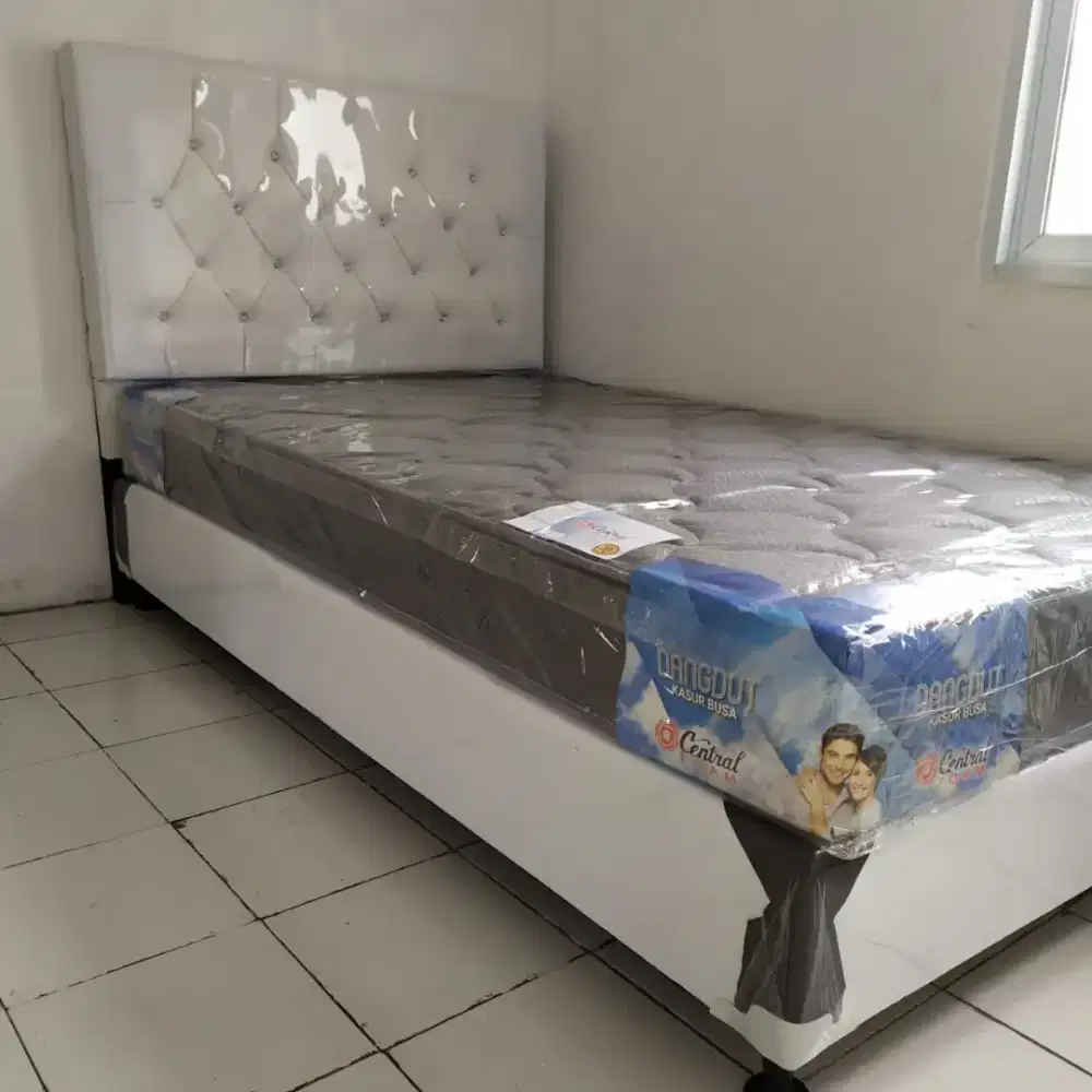 SATUSET DIPAN + KASUR BUSA CENTRAL TEBEL 20 CM UK 90 X 200 CM
