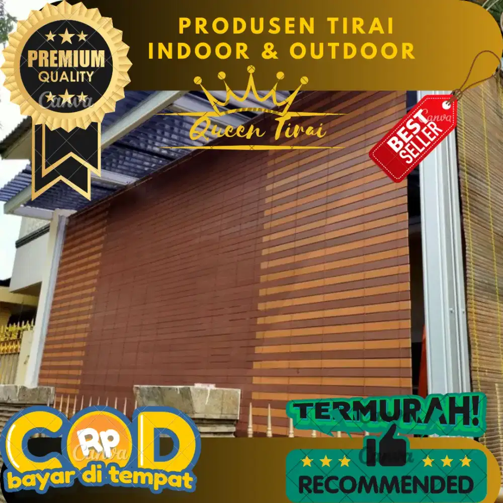 Tirai kayu motif T02