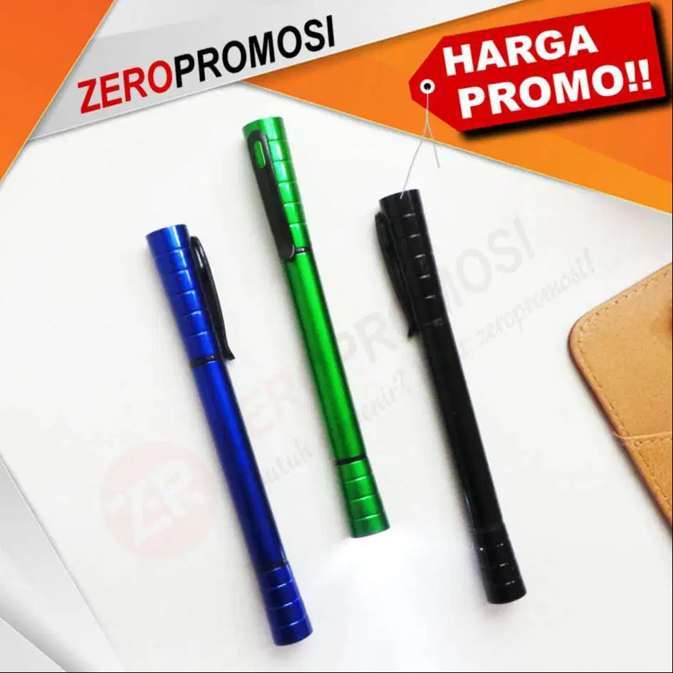 Souvennir Pulpen 2in1 Multifungsi Senter