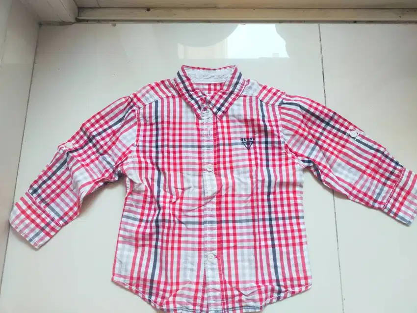 Baju hem lengan panjang anak 2 tahun