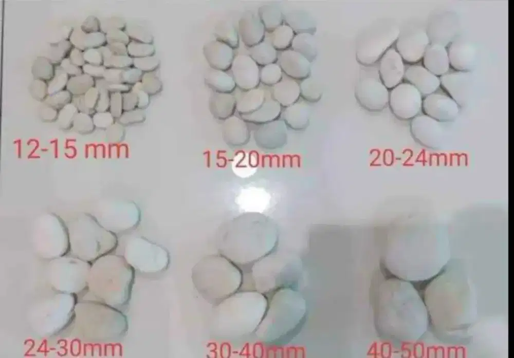 Batu koral putih untuk taman