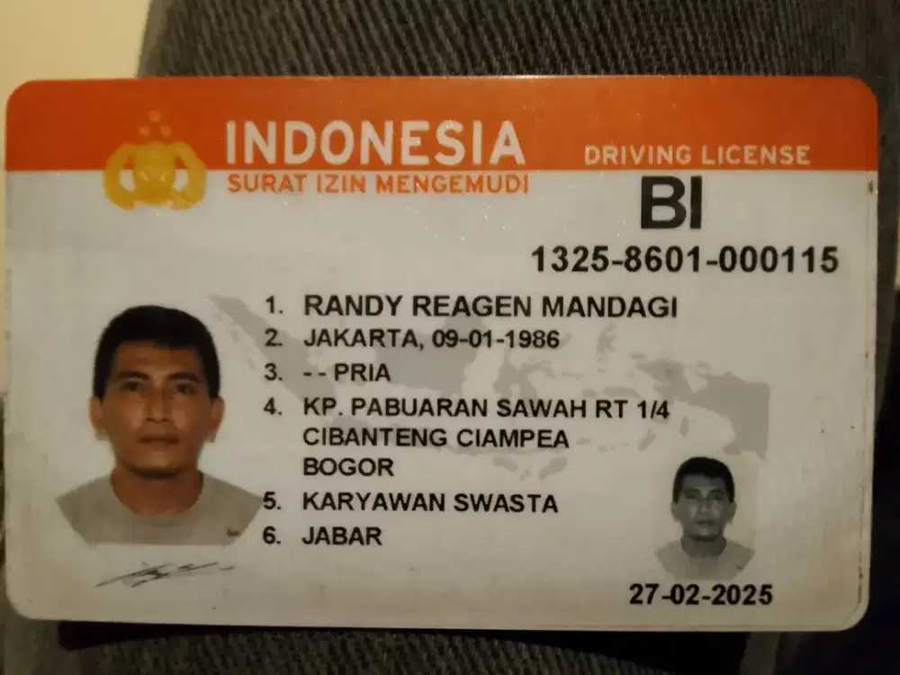 Mencari pekerjaan untuk driver SIM B1 dan C