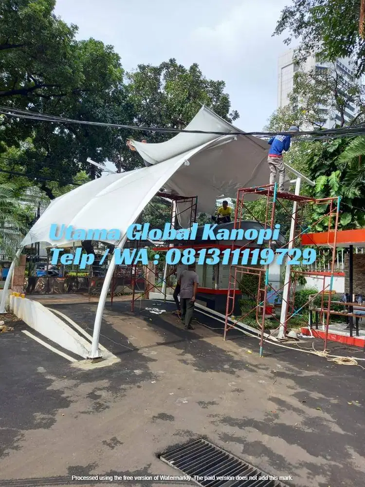 Pusat Pasang Tenda Membran / Kanopi Membrane di Tanjung Priok Jakarta