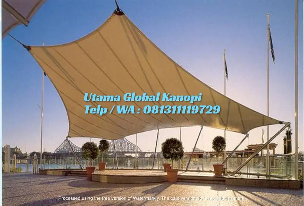 Kanopi Membran Murah / Canopy Membrane Kain di Bambu Apus Jakarta