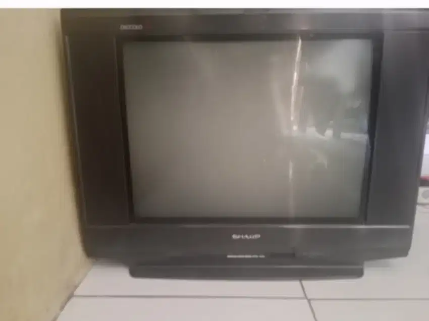 jual tv tabung sharp slim 21inc kel tv aja gambar bgs