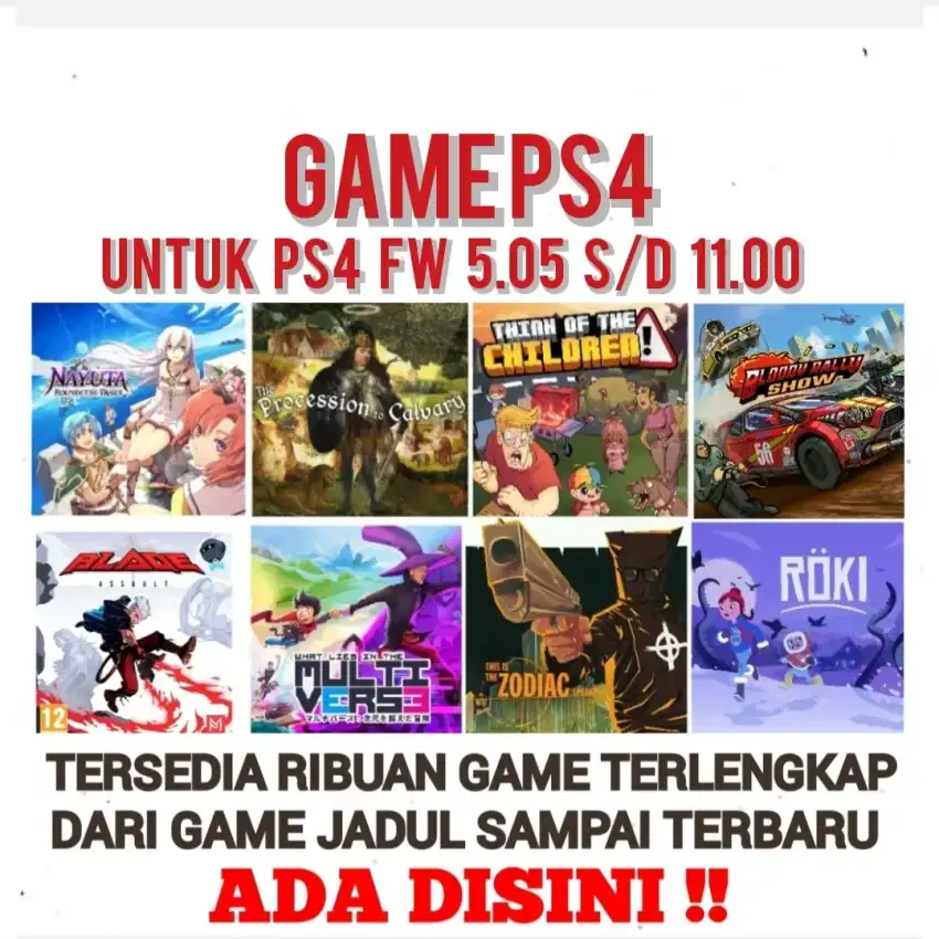 GAME PS4 KEKINIAN Murah Harganya