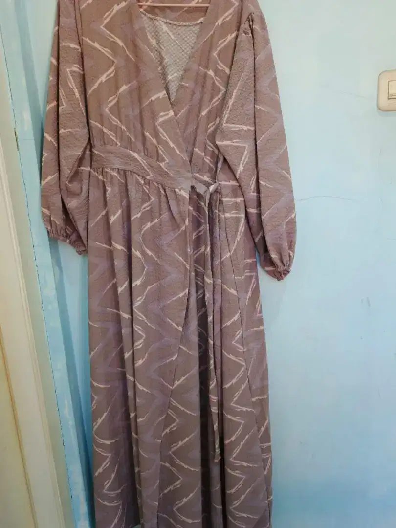 Dress gamis  alla size no deffect