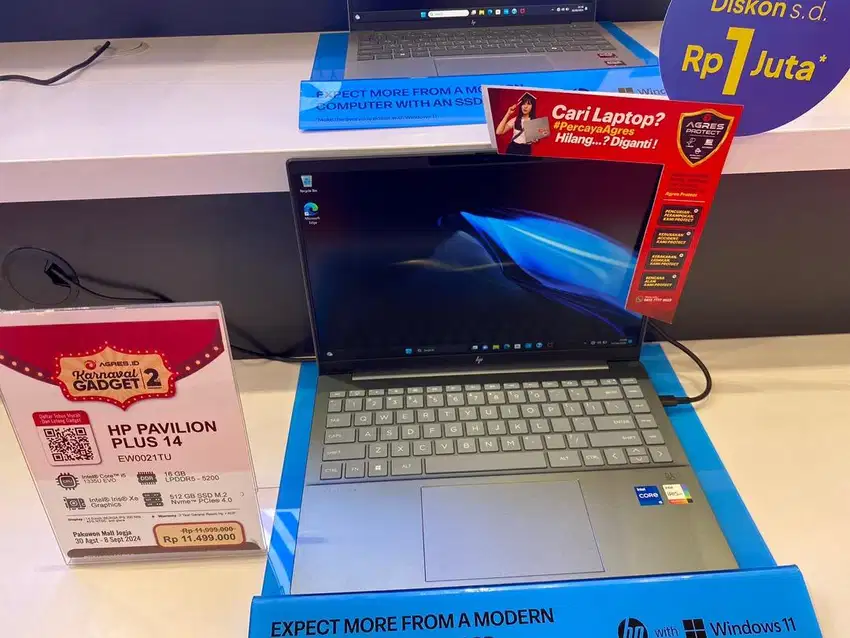 CICILAN LAPTOP HP PAVILION PLUS 14 PROMO 0%