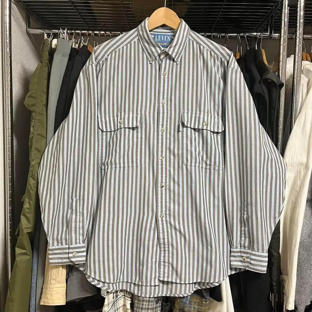 LEVIS BIG E STRIP SHIRT