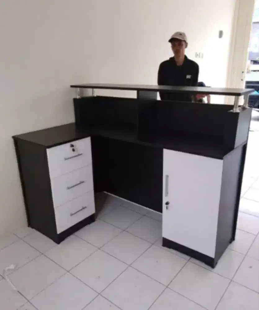 Open order Meja kasir serbaguna modern minimalis