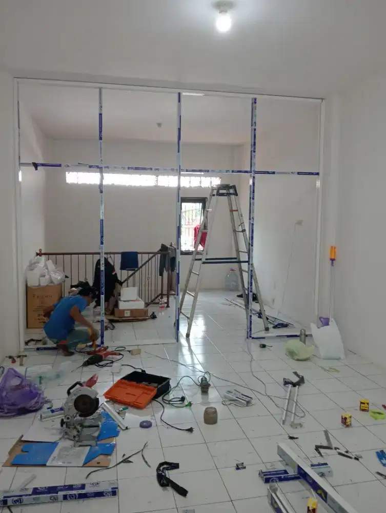 Pintu aluminium dan kaca