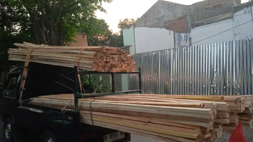 Kayu kaso proyek 4/6x4m