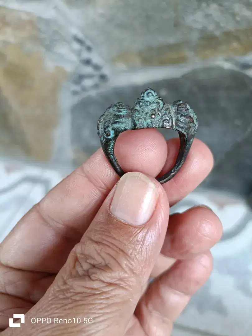 cincin perunggu kuno temuan