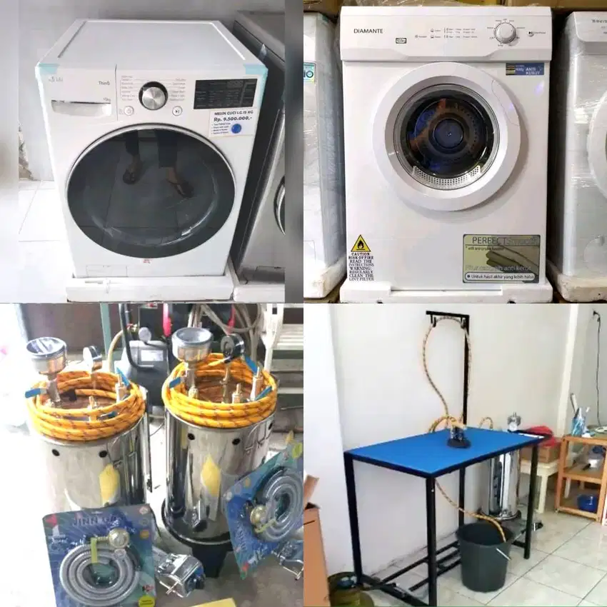 PAKET LENGKAP USAHA LAUNDRY|MESIN CUCI|MESIN PENGERING