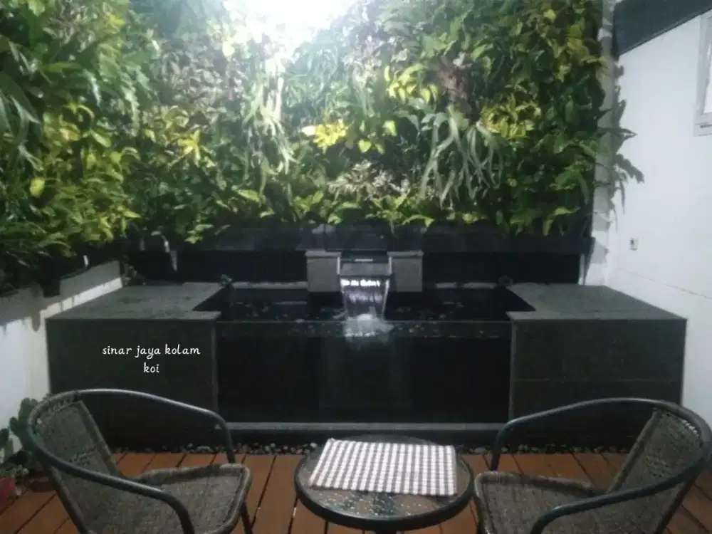 kolam minimalist+vertikal garden