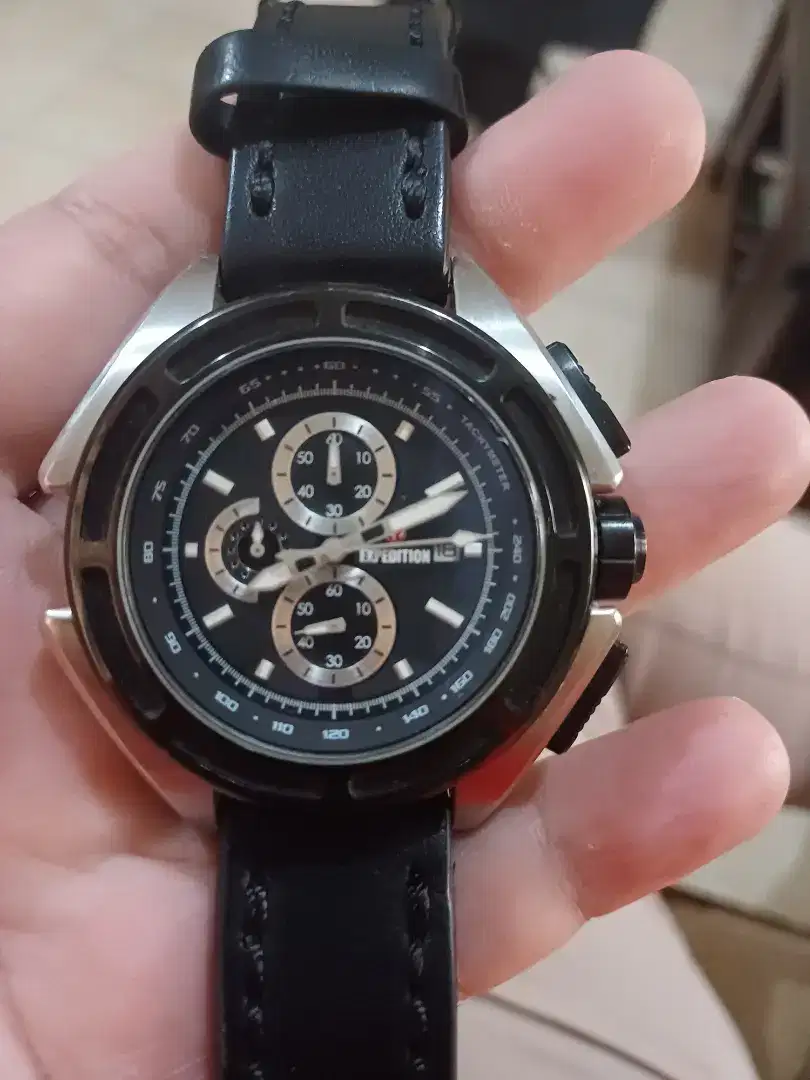 Dijual Expedition E 6712 MC LTBBA chronograph men black