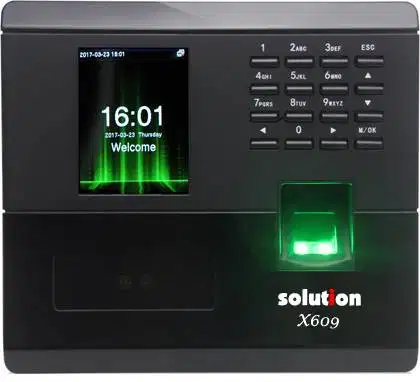 Solution X609 Mesin Absensi fingerprint Wajah Garansi Resmi 1 Tahun