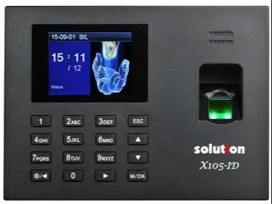 Solution X105-ID Mesin Absensi Fingerprint Garansi Resmi 1 Tahun