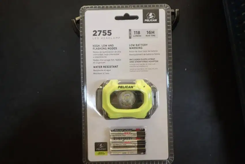 Pelican Senter Safety Flashlight Led Head Yellow 2755