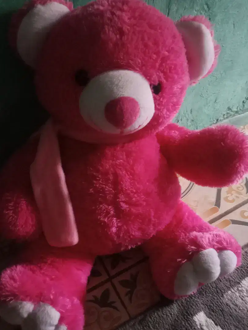 Boneka anak Teddy bear pink