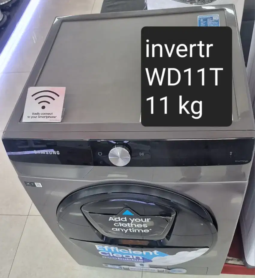 Mesin Cuci Samsung Front Loading Inverter 11 Kg Ai Smart