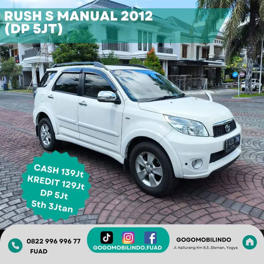 RUSH S MANUAL 2012 (KM 34.000)