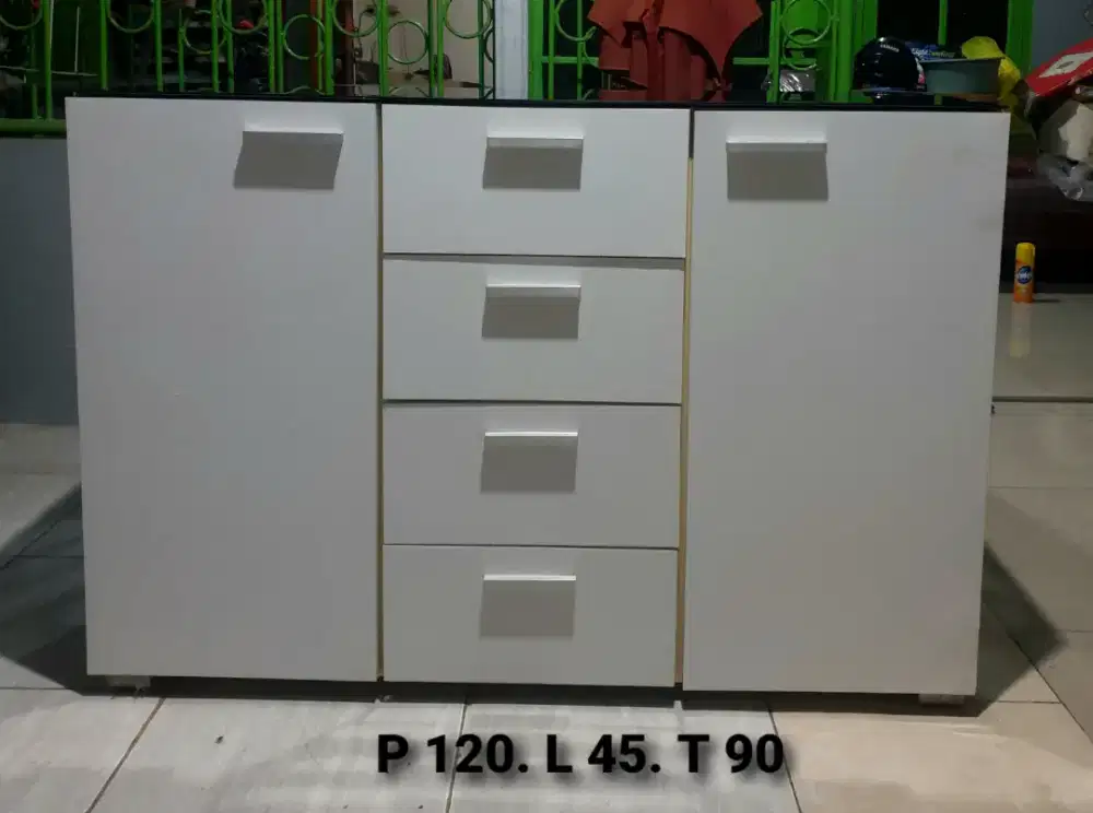 Mebel / Bufet / Lemari Bonus 1 mebel rak gantung