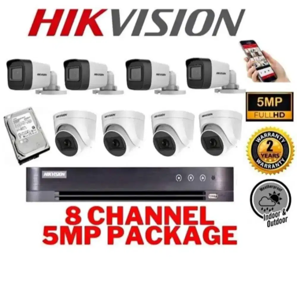 Jual paket kamera CCTV berikut pemasangan