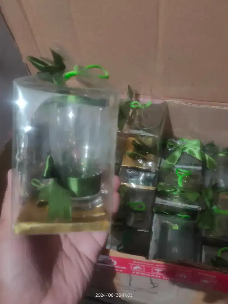 gelas souvenir gift, hadiah, hantaran, sovenir