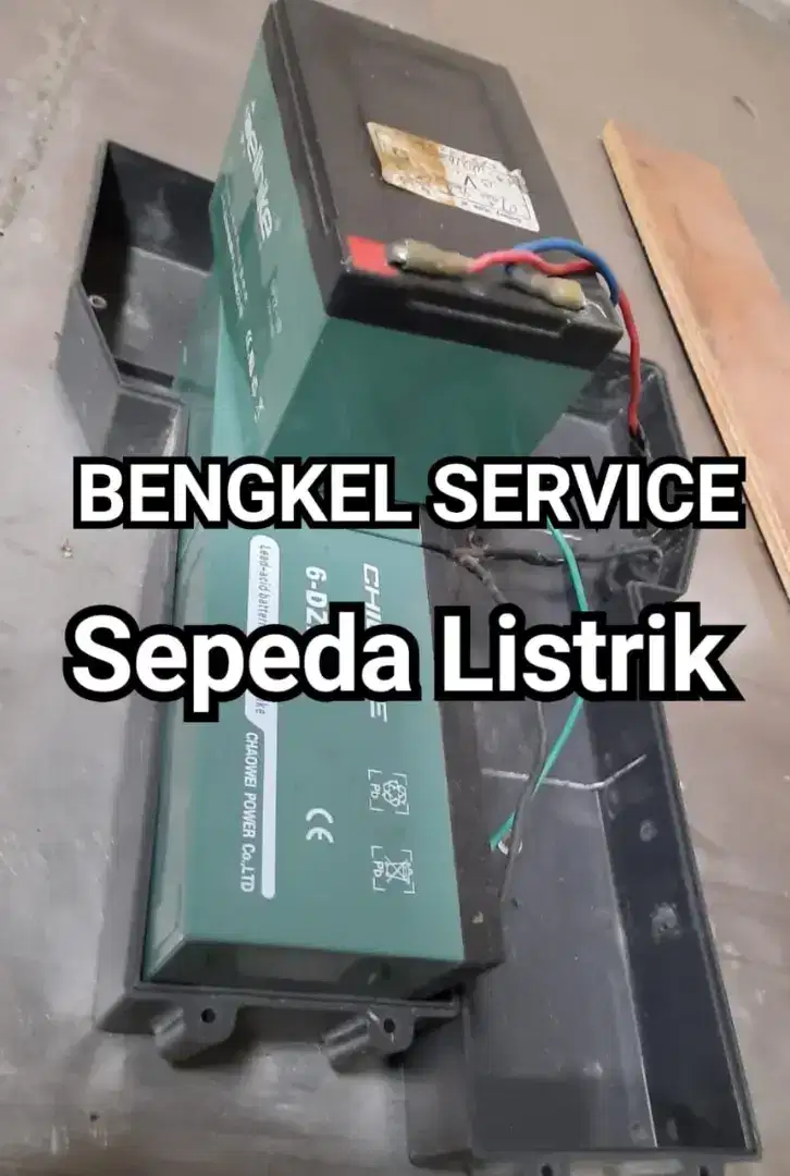 Battrei Sepeda Listrik + Perbaikan